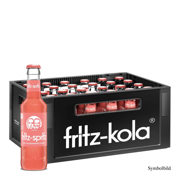 fritz-spritz® bio-rhabarbersaftschorle